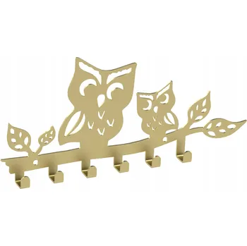 Věšák Šatní ramínko kovový Domer zlatý