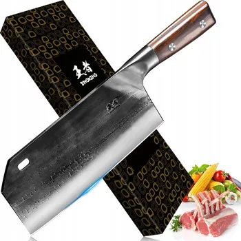 Kuchyňský nůž RUČNĚ KOVANÝ SEKÁČEK OCEL NŮŽ ŠÉFKUCHAŘE NA SEKÁNÍ 20,5 CM - ENOKING