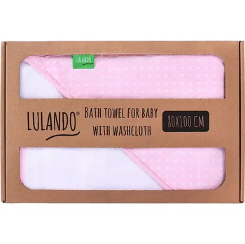 LULANDO Dětská osuška s kapucí 80x100 cm