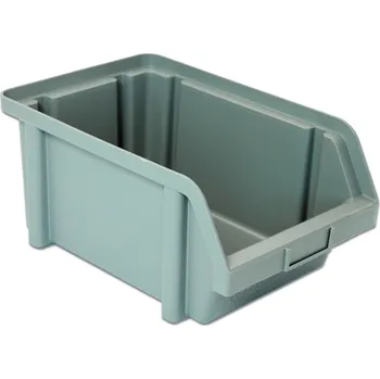 Úložný box PETRAplast Ukládací bedna zkosená 30x20x14 cm Barva: Šedá