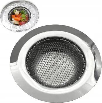 Cedník a síto Sítko do dřezu Terra Home nerezová ocel stříbrné 11,5 cm