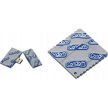 USB flash disk USB flash disk DIAWAY Kondom 16 GB USB 2.0, vícebarevný