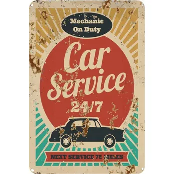 Obraz Cedule Car Service 24/7