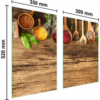 Kuchyňské prkénko Krájecí deska TMK ArtDeko sklo 2 ks