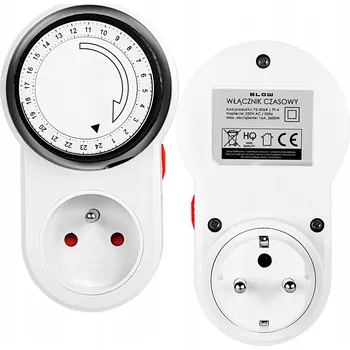 vypínač ČASOVÝ PROGRAMÁTOR ČASOVAČ VYPÍNAČ ANALOGOVÝ 24H