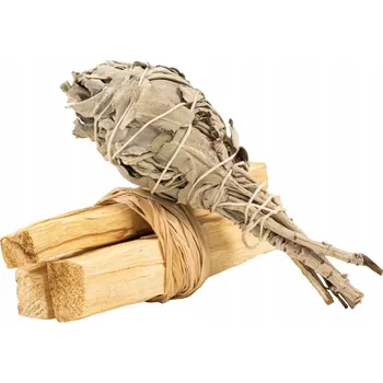 Vonná tyčinka Sada Palo Santo - Posvátné dřevo indiánů + Šalvěj bílá svazek