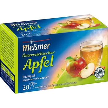 MESSMER OVOCNÝ ČAJ RAKOUSKÉ JABLKO 50g NĚMECKO!
