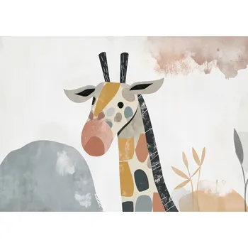Plakát Plakát Žirafa Bambino bez rámu 59,4 x 42 cm