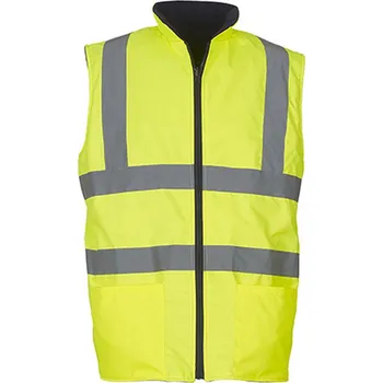 reflexní vesta Yoko Reflexní oboustranná fleecová vesta HV008F Hi-Vis Yellow L