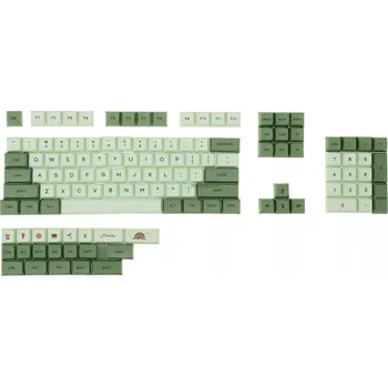 Klávesnice Mechanická klávesnice Keycaps PBT Matcha Green