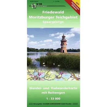 Friedewald - Moritzburger Teichgebiet - Spaargebirge 1 : 33 000