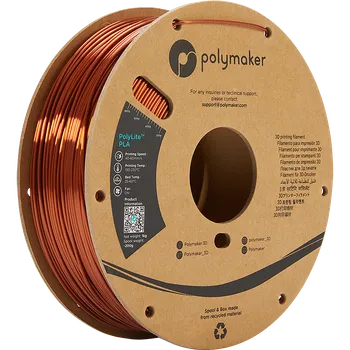 Filament Polymaker PolyLite PLA - Silk Bronze