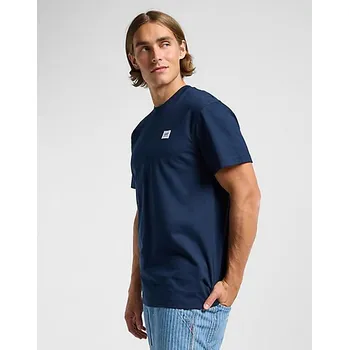 Pánská móda Tričko Lee WW TEE RIVET NAVY Velikost: XL