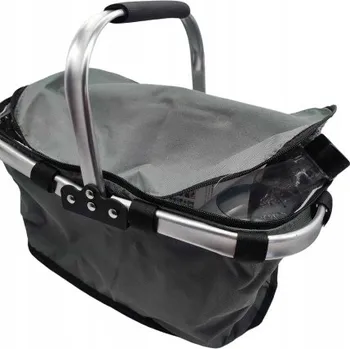 Nákupní košík KOSZ PIKNIKOWY SKLÁDACÍ TERMÁLNÍ TURISTICKÝ NÁKUPNÍ KOŠÍK IZOLAČNÍ