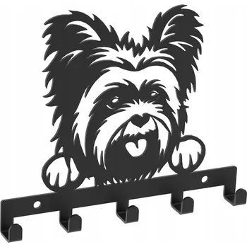 Věšák Šatní ramínko kovový Domer černý