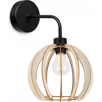 Nástěnné svítidlo Nástěnné svítidlo Light Home béžové, hnědé, černé E27 60 W