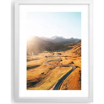 Obraz Obraz plakát v bílém rámu do obýváku 30x40 krajina plakáty na zeď
