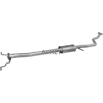 Výfukový systém Stredni tlumic vyfuku ASMET 28.011