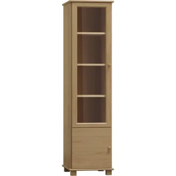 Knihovna Nabytek-dreveny.cz Dřevěná knihovna MB 107 borovice masiv 42x190x42 cm Barevné provedení: Přírodní lakovaná