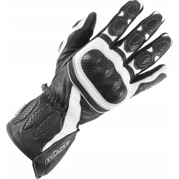 Moto oblečení Motocyklové rukavice Buse Pit Lane, černobílé, vel. 6