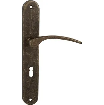 Dveřní kování MPK - LAURA BB otvor pro klíč, klika/klika, 90 mm OBA - Antik bronz