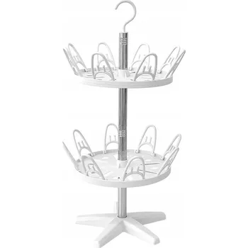 Věšák Multifunkční věšák na boty 2 ks BÍLÝ AE095