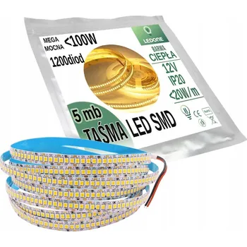 LED páska Mega LED pásek 1200 LED Premium 2835 IP20 5m