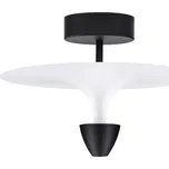 Černobílé kovové stropní LED světlo Nova Luce Luet 34 cm