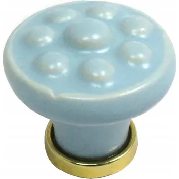 Obraz Keramická úchytka italská Modro-Zlatá 30 mm