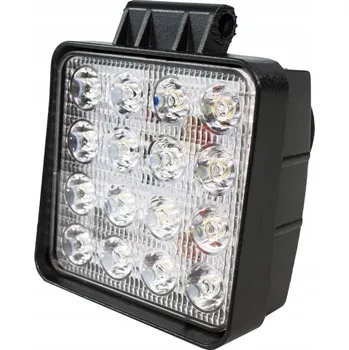 Lampička LED halogenová lampa 16 x 3 W, silná 48 W, pro AUTOPŘEPRAVNÍK / ASISTENČNÍ VOZIDLO