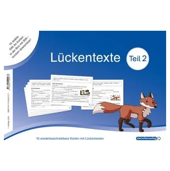 Německý jazyk Lückentexte Teil 2 - Bildergeschichten - Langhans, Katrin