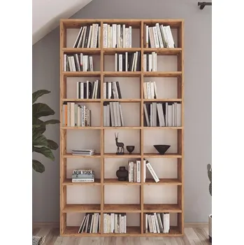 Knihovna Víceúčelový regál COOK barva borovice