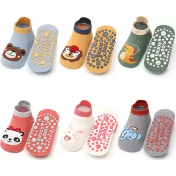 Dámské ponožky Protiskluzové ponožky - ZELENÉ - DINOSAURUS - (12-36 m) M (Značka: VICLOON)