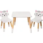 Dětský stůl s židlemi Kočička DSBH1389 - SLEVA 3% s kodem radost25