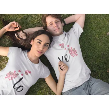 Tee Jays Valentýnský triko plný lásky pro něj Barva: Bílá, Velikost: 4XL TJ8000