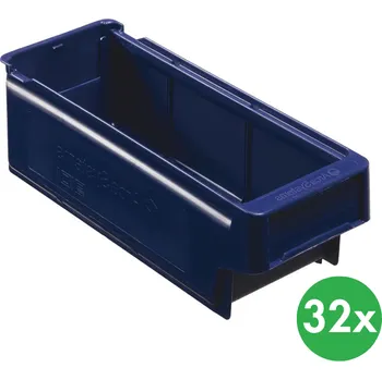 Úložný box Schoeller Allibert Plastová regálová přepravka MAX typ A - 115 x 300 x 100 mm, 32 ks