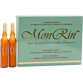 Vlasová regenerace VÝŽIVNÁ LOKÁLNÍ PÉČE Monrin S Hedvábnými Proteiny Ampule pro Výživu Vlasů