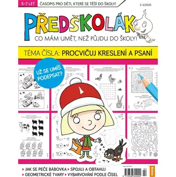 Časopis Předškolák 2-3/2025 (Procvičuj kreslení a psaní)