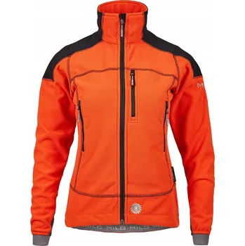 Moto oblečení Trekingová bunda POLARTEC SELLA dámská Milo M cihlová/černá