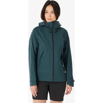 QUECHUA Dámská turistická bunda MH 500 L MODRÁ|ZELENÁ