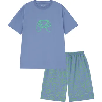 Chlapecké krátké pyžamo modré WOLF S2562 Velikost: 140