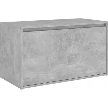 Zahradní lavice Lavička s úložným prostorem 80x40x45 cm, šedá, betonu