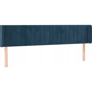 Čelo postele Uszak Samet 103x78/88 cm Den Noc Tmavě Modr.