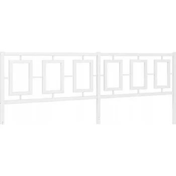 Čelo postele ocelové 187x91 bílé