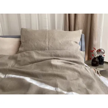 Povlečení Lněné povlečení v barvě NATURAL - 140x200 + 70x90 cm (standard)