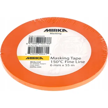 Lepicí páska MIRKA maskovací lakýrnická páska, 6 mm x 55 m