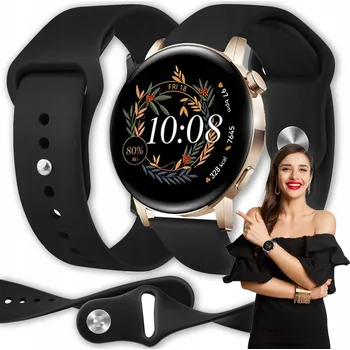 Příslušenství k chytrým hodinkám ŘEMÍNEK PRO HODINKY HUAWEI WATCH GT 2 42MM, GT 3 42MM, GT 3 PRO 43MM SILIKONOVÝ MĚKKÝ