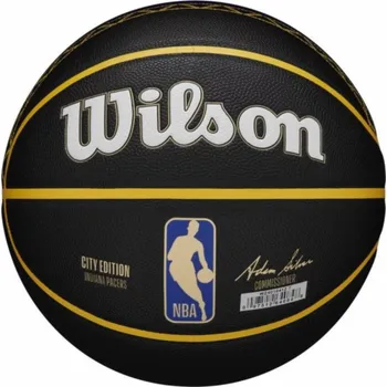 Basketbalový míč Wilson NBA Team City Collector Indiana Pacers Ball WZ4016412ID Black 7