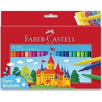 FABER-CASTELL Castle kulaté, 50 barev
