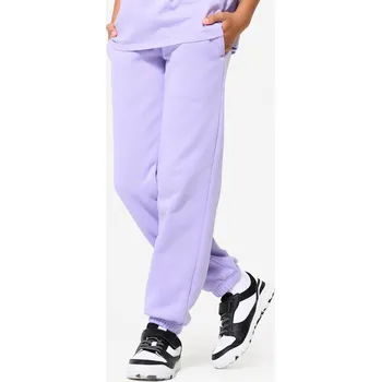 Sportovní oblečení DOMYOS Dětské sportovní tepláky 8 LET FIALOVÁ